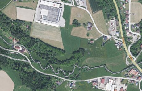 Ausschnitt OF Karte Anzing, Gerling, Bimberg, Mahring